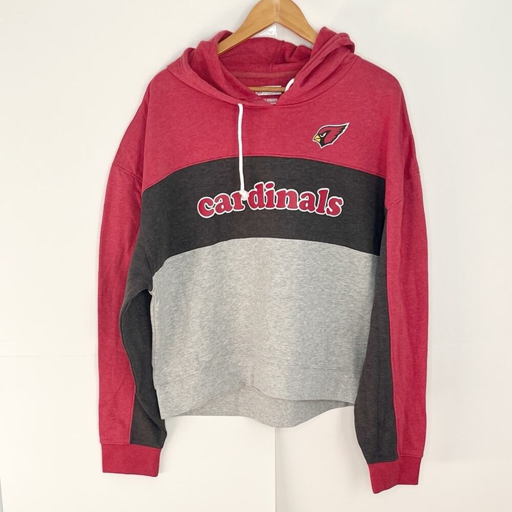 NFL Apparel Womens Arizona Cardinals Hooded Sweatshirt Size 2XL
